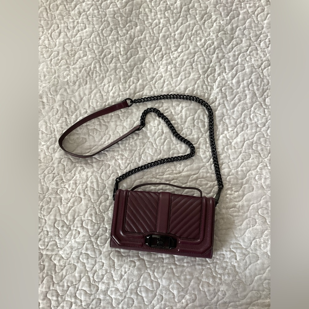 Rebecca Minkoff Burgundy WOC Bag